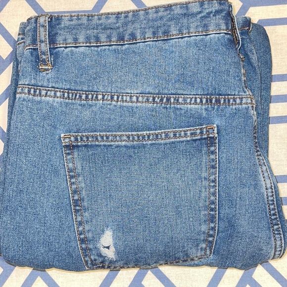 refuge Denim - refuge Light Blue Wide Leg Jeans